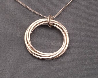 Large Russian Multi Ring Pendant