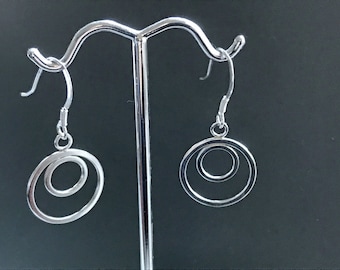 Double Circle Earrings