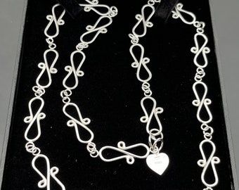 Sterling Silver Bowtie necklace