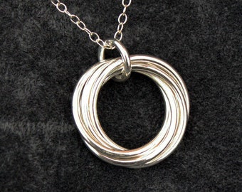 Multi Russian Sterling Silver Pendant