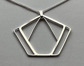 Deco Pentagon Pendant