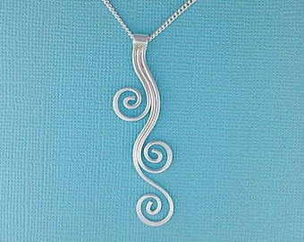 Triple Curl Pendant