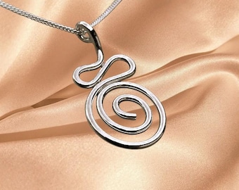 Poisonous Snail Pendant - Sterling Silver Necklace for Unique Style