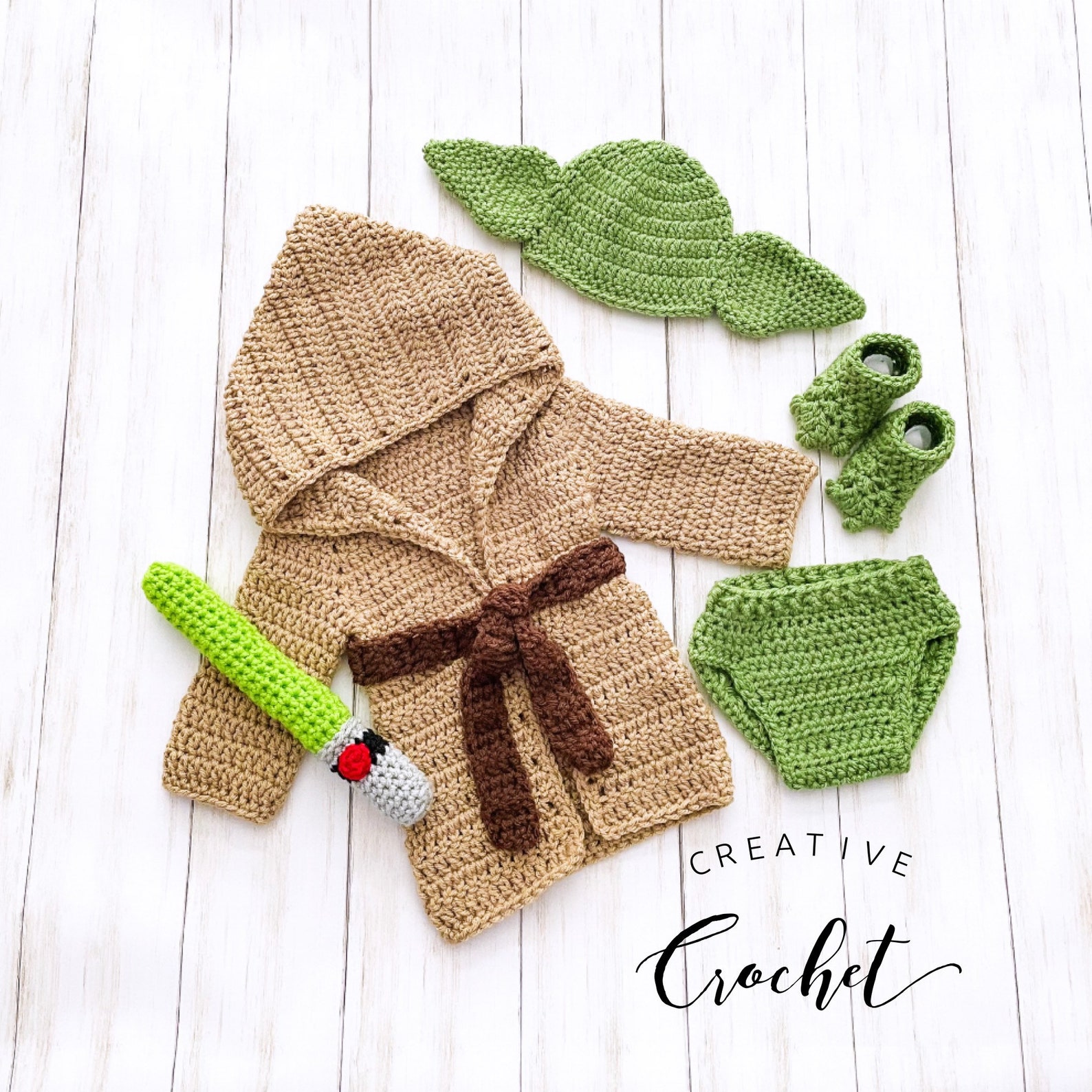 Baby Yoda Robe Alien Inspired Baby Costume / Baby Shower Gift Etsy