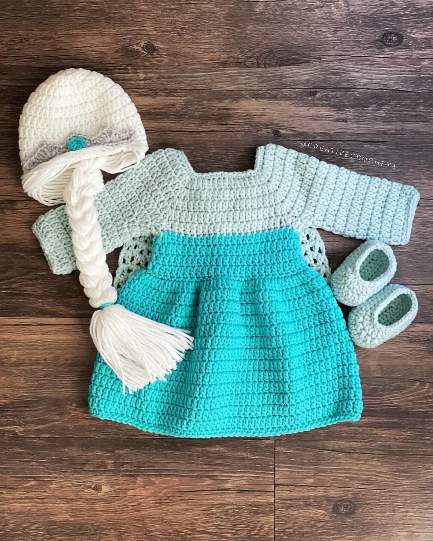 Frozen Inspired Elsa Dress | Baby Girl Costume