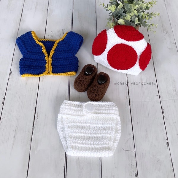 Toad Baby Costume Etsy