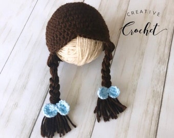 Dorothy Inspired Baby Hat | Wizard Of Oz | Baby Girl Costume | Photo Prop | Baby Shower Gift | Baby