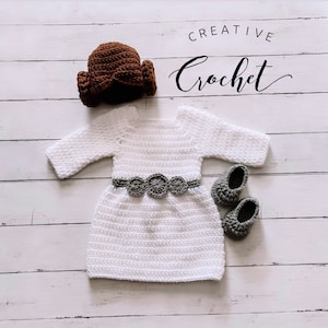 Princess Leia Inspired Baby Costume / Baby Shower Gift / Birthday Gift