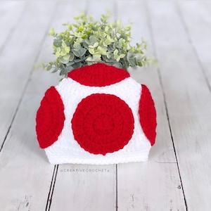 Baby Toad Inspired Baby Hat | super Mario Bros | Baby Hat | Toad Beanie | Baby Shower Gift | Baby