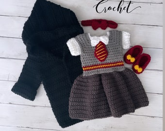 Wizard Baby Dress | Baby Girl Costume | Photo Prop | Baby Shower Gift | Baby Girl Dress |