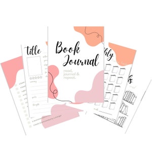 Reading diary, Reading Journal, Bullet Journal, Reading journal