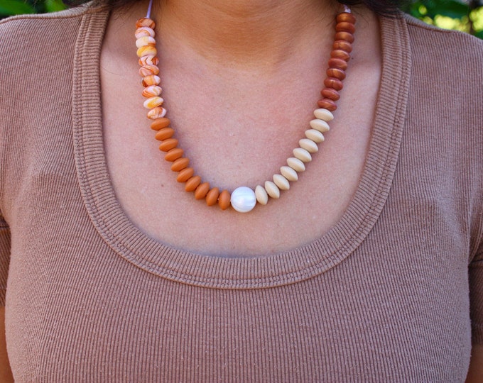 Pumpkin Spice Latte Nursing Necklace