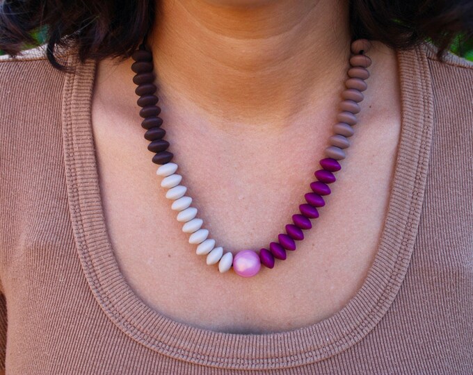 Plum Harvest Nursing Necklace