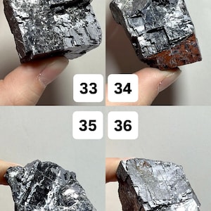 Natural Raw Galena | Cubic Galena Mineral Specimens | Shiny Gray Crystal Chunks | You Pick! image 10