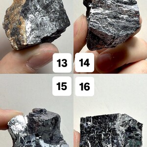 Natural Raw Galena | Cubic Galena Mineral Specimens | Shiny Gray Crystal Chunks | You Pick! image 5
