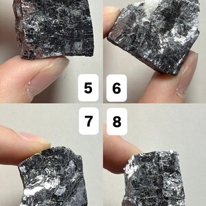 Natural Raw Galena | Cubic Galena Mineral Specimens | Shiny Gray Crystal Chunks | You Pick! image 3