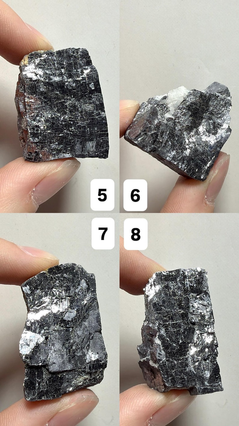 Natural Raw Galena | Cubic Galena Mineral Specimens | Shiny Gray Crystal Chunks | You Pick! image 3