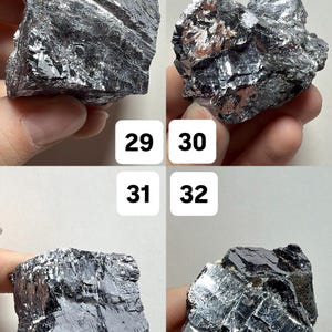 Natural Raw Galena | Cubic Galena Mineral Specimens | Shiny Gray Crystal Chunks | You Pick! image 9
