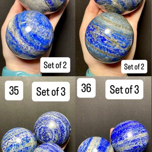 Lapis Lazuli Sphere: Natural Blue Stone with Free Stand imagem 10