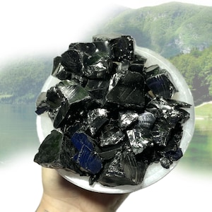 WHOLESALE 1lb Elite Shungite From Colombia | High Quality Super Shiny Elite Shungite | Electromagnetic Field Protection | Elite Shungite