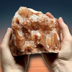 Red Calcite Crystal Rough Chunks | Raw Grounding Stone for Energy & Motivation | Natural Crystal for Strength, Focus, Vitality | You Pick!