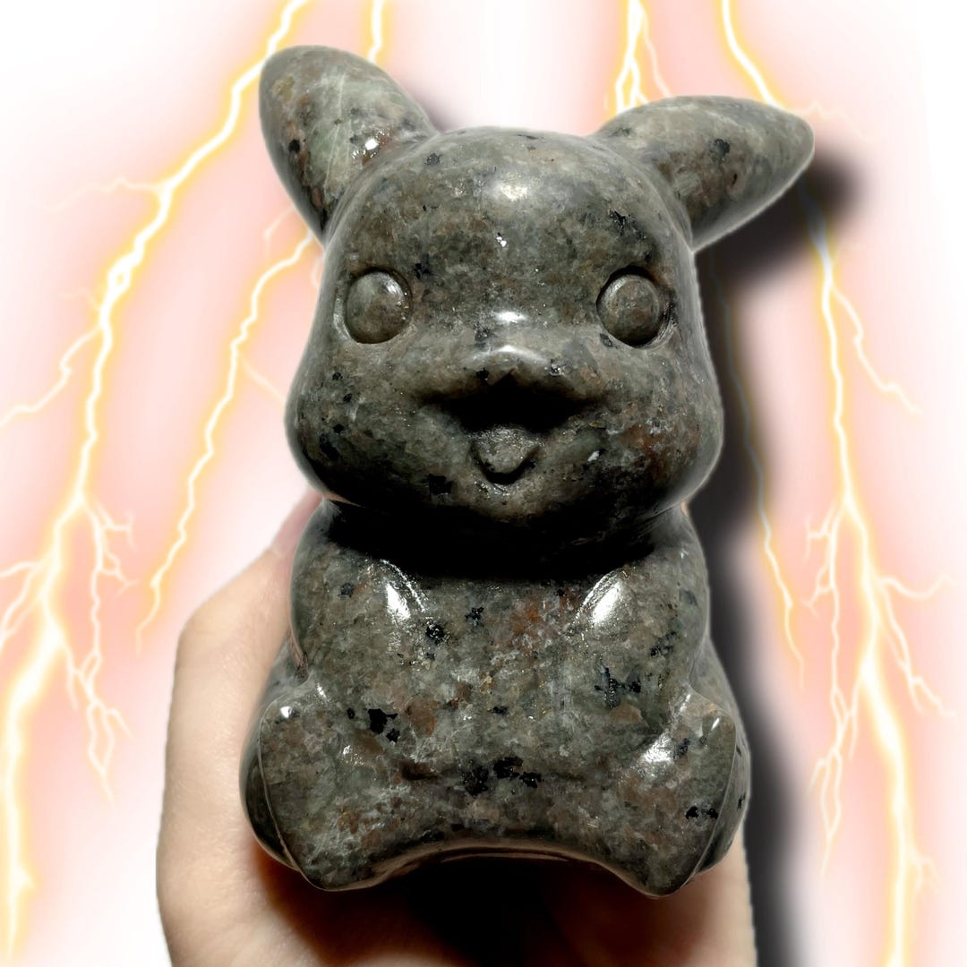 Pikachu Yooperlite Crystal Carving 4