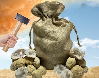 1"- 2" Unbroken Geodes | 2lb, 5lb, & 10lb Lots | 1pc, 5pc, 10pc, 20pc Bundles | Break Your Own Geodes