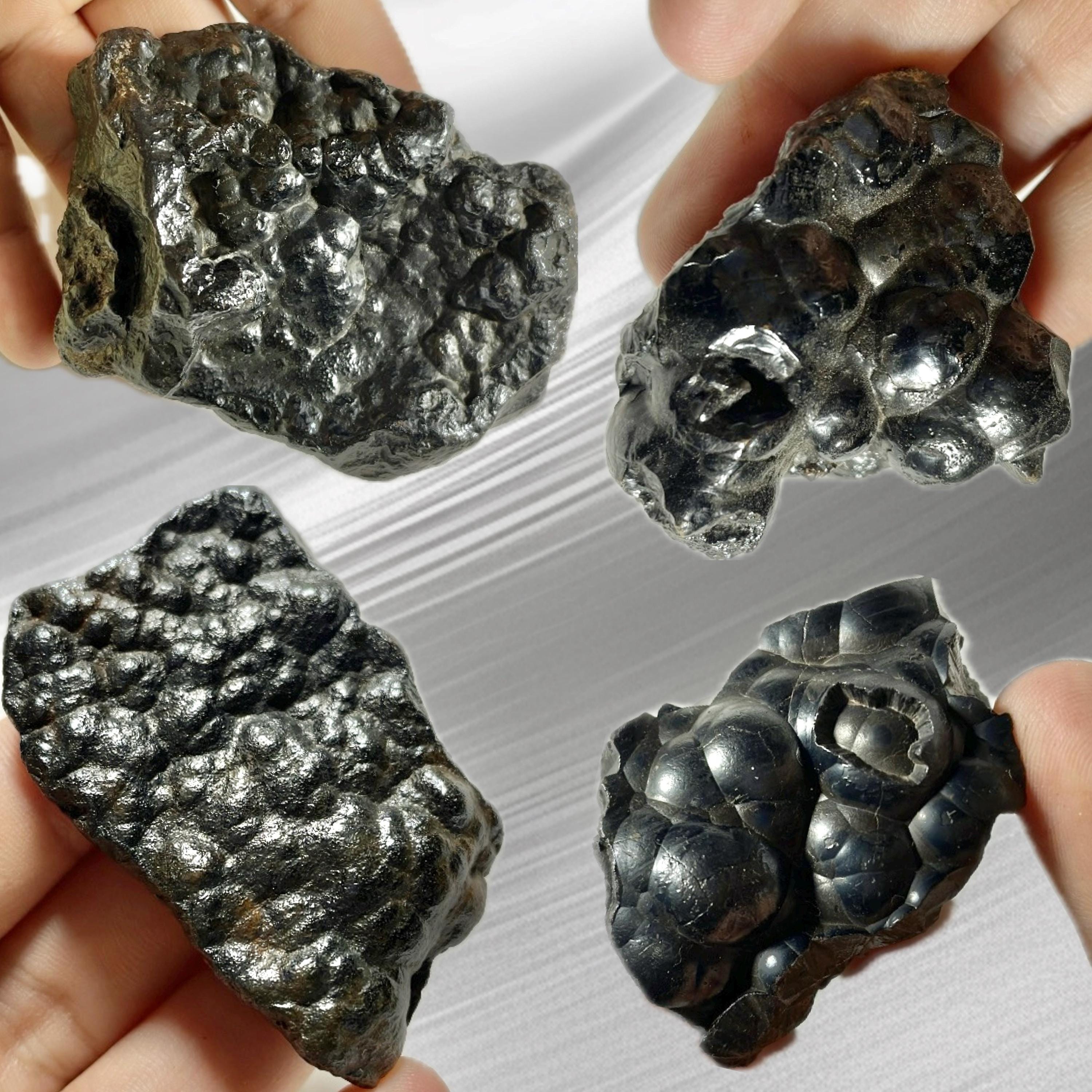 Botryoidal Hematite Cluster | Rare Unpolished Collector Mineral | Raw ...