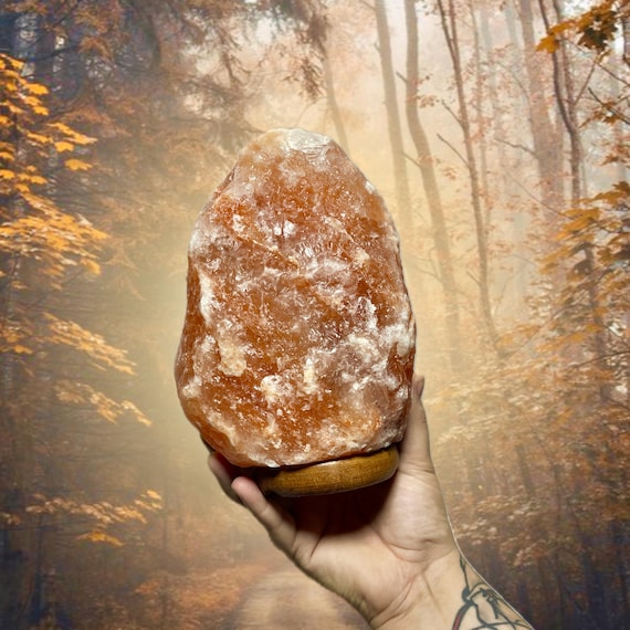 Himalayan Pink Salt Lamp: Natural Crystal Light, Soothing Glow