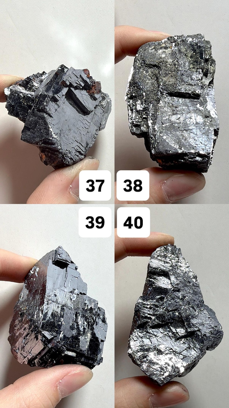 Natural Raw Galena | Cubic Galena Mineral Specimens | Shiny Gray Crystal Chunks | You Pick! image 11