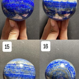 Lapis Lazuli Sphere: Natural Blue Stone with Free Stand imagem 5
