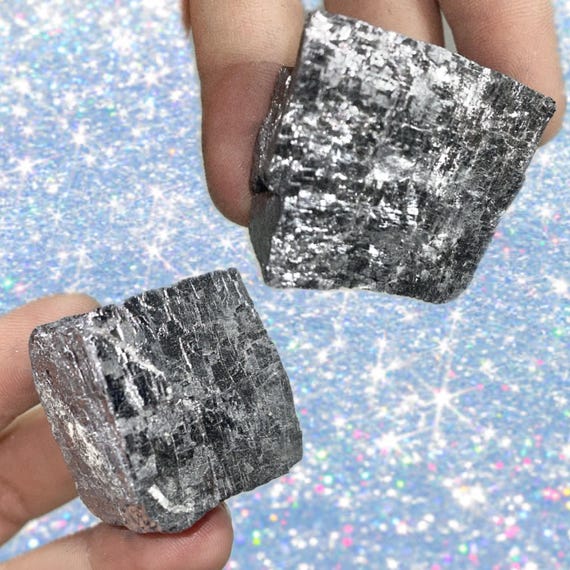Natural Raw Galena | Cubic Galena Mineral Specimens | Shiny Gray Crystal Chunks | You Pick!