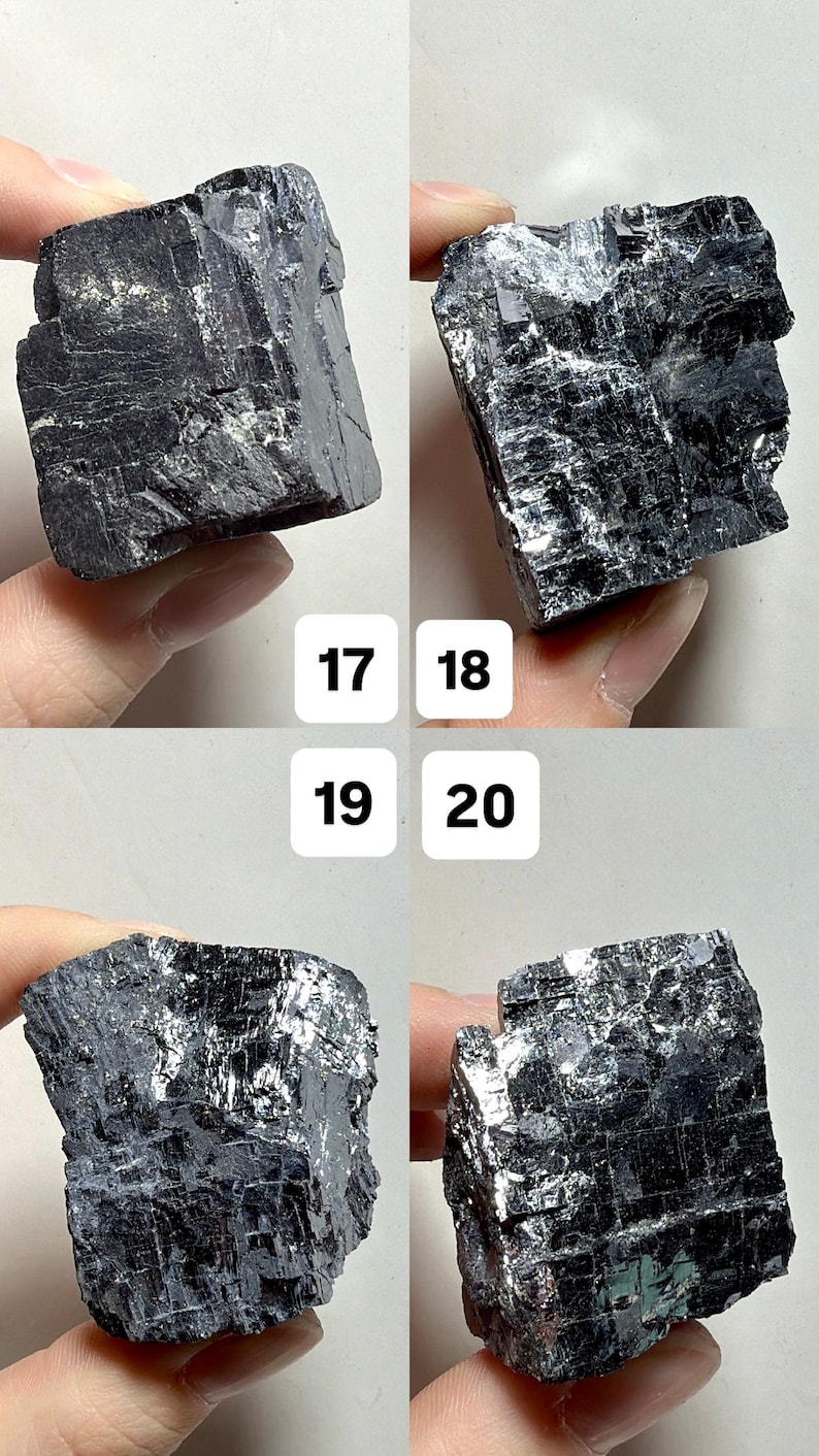 Natural Raw Galena | Cubic Galena Mineral Specimens | Shiny Gray Crystal Chunks | You Pick! image 6