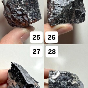 Natural Raw Galena | Cubic Galena Mineral Specimens | Shiny Gray Crystal Chunks | You Pick! image 8