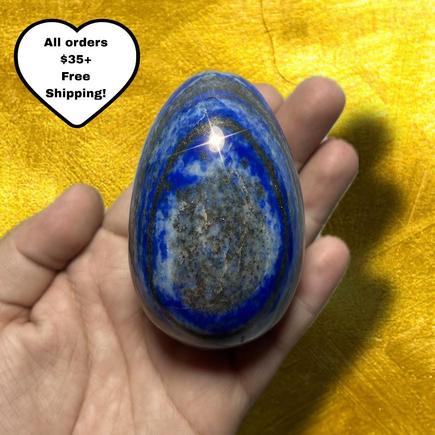Lapis Lazuli Egg - Etsy