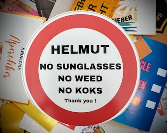 Malle Sticker 20 pcs. Helmut Party Bachelor Party Festival Celebration Party Rave Accessories Sticker