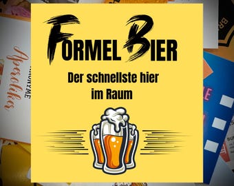 Malle Sticker 20 pcs. FORMULA BEER Party Carnival Bachelor Party Festival Accessories Sticker