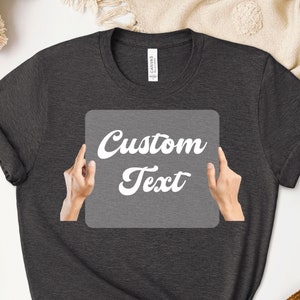 Custom Text DTF Transfer: Ready To Press, Full Color Heat Transfer Bild 1