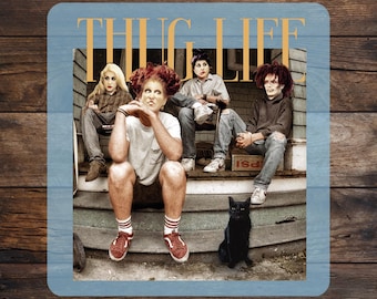 Thug Life Bad Witches DTF Transfer: Retro Halloween Heat Press Print