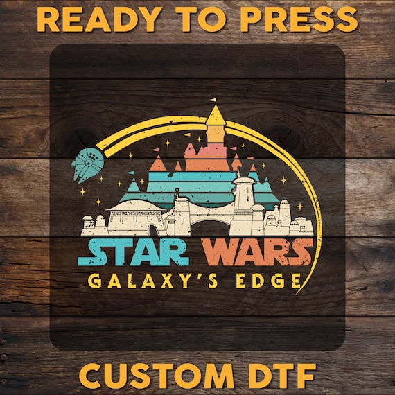 Star Wars Galaxy's Edge DTF Transfer, Disney Ready to Press