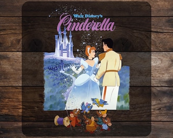 Princess Cinderella DTF Transfer, Magic Castle, Ready To Press, Magical Vacation