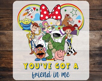 Minnie Ear Toy Story DTF Transfer: Disney, Ready to Press, Dtf Print