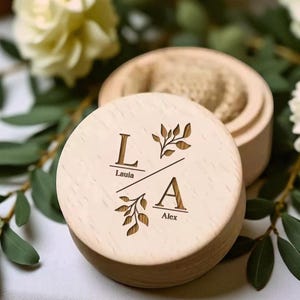 Engagement Ring Box, Wedding Ring Box, Wooden Ring Box, Engagement Box, Personalized Ring Box, Ring Bearer Proposal, Ring Box