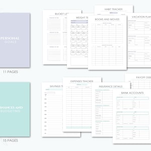 Home Management Binder Printable Fillable, Cleaning Schedule, ADHD ...