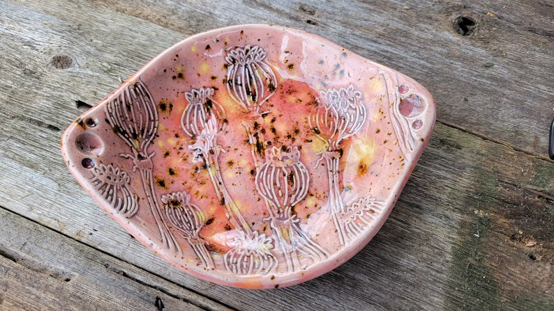 Pottery Jewelry Tray, Catch All Tray, Treat Plate, Ready to Ship image 5