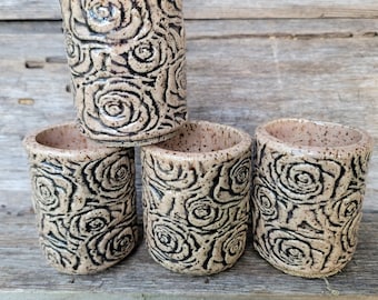 Sake Cups, Pottery Shot Glasses, Shooter Cups, Shot Glasses, For Bridal Shower, Party Tools, Sipping Cups, ready to ship