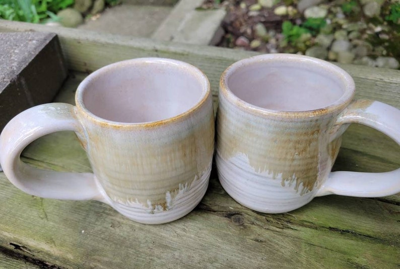 Handgemachte Keramiktassen, Keramiktassen, Keramik-Kaffeetassen, versandfertig Bild 3