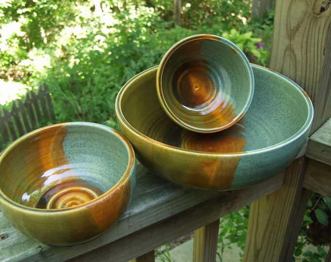 Nesting Set of Serving Bowlsset of 3tuscany Collectionready Etsy