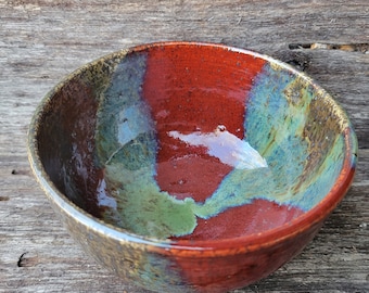 Pottery Soup Bowl, Cereal Bowl, Ice Cream Bowl, Chef Gift, Prep Bowl, Salad or Side Dish Vegetable Bowl, Ready to Ship