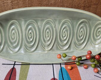 Retro Looking Appetizer Serving Tray, Farmhouse Style Tray, Sushi Plate, Catch All Tray, Ready to ship